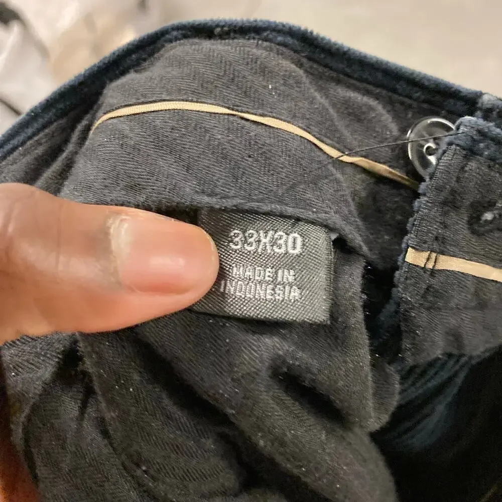 Baggy Y2K corduroy pants 33x30